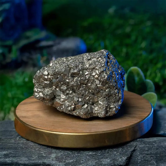 Energized Raw Pyrite Stone (100% Pure Crystals with lab tested certification)