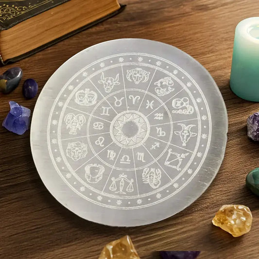 Energized Selenite Plate (100% Pure plate with lab tested certification)